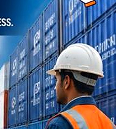 Boss India worker handling container repair materials